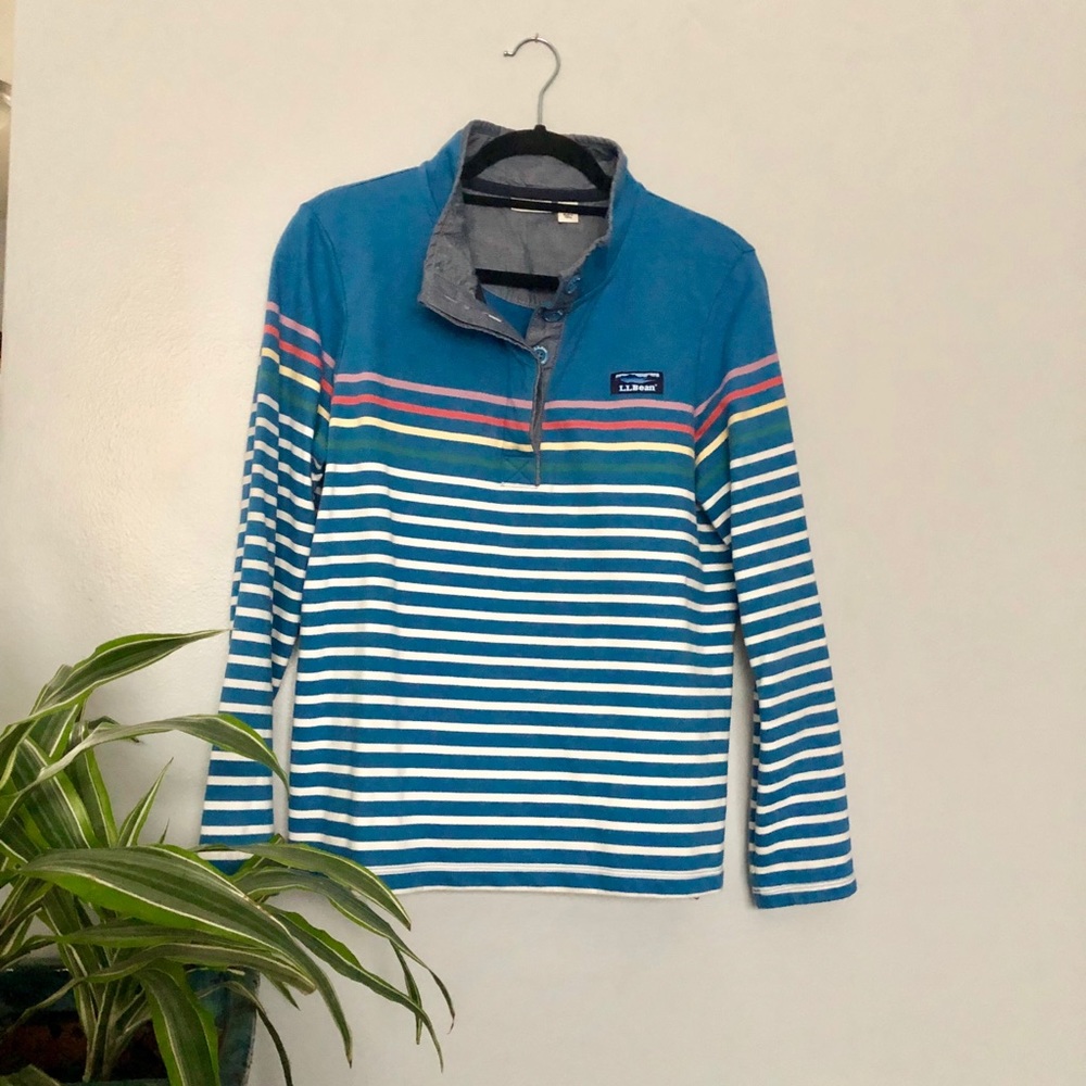 L.L.Bean Soft Cotton Rugby Pullover
